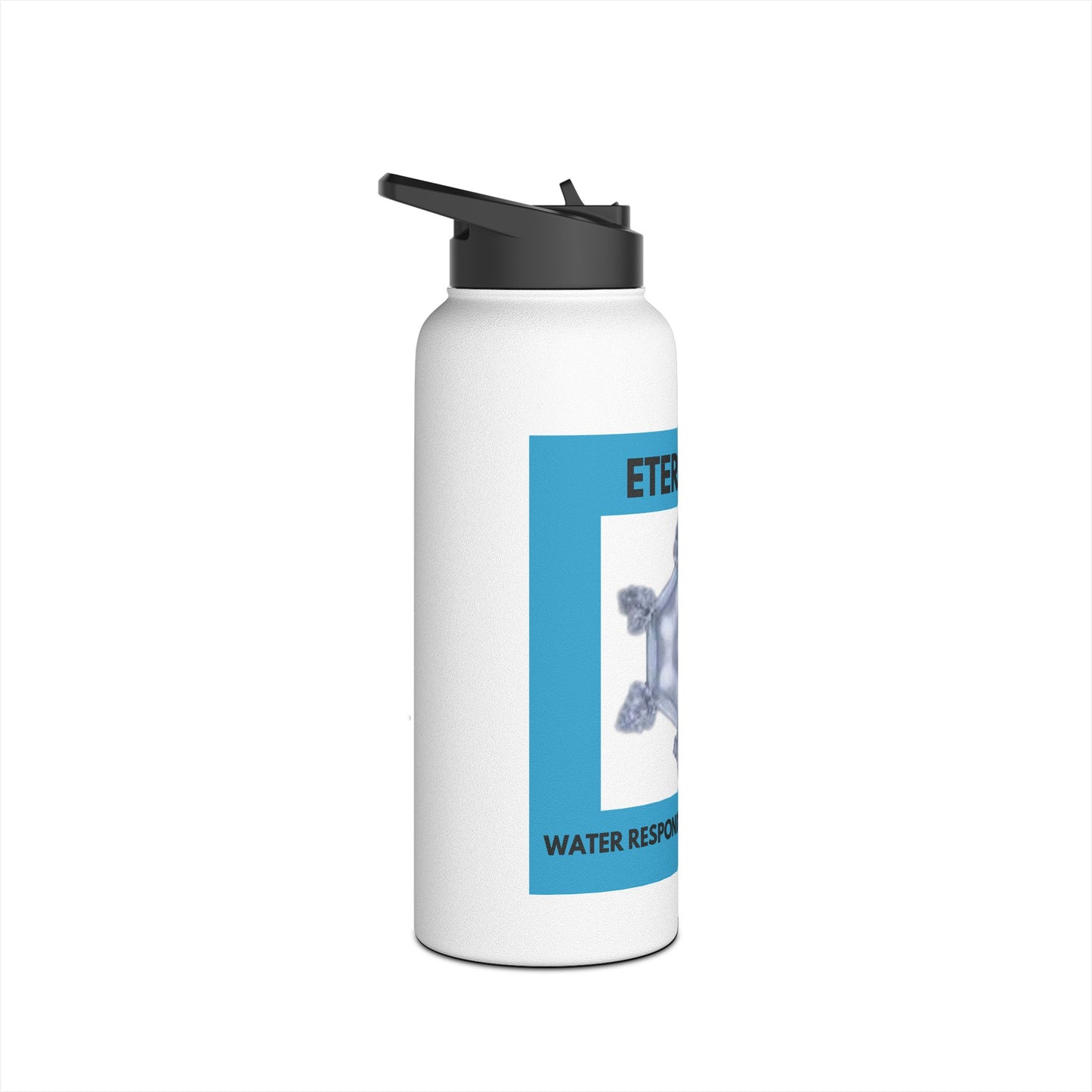 Eternal- Water Crystal -  Stainless Steel Water Bottle, Standard Lid