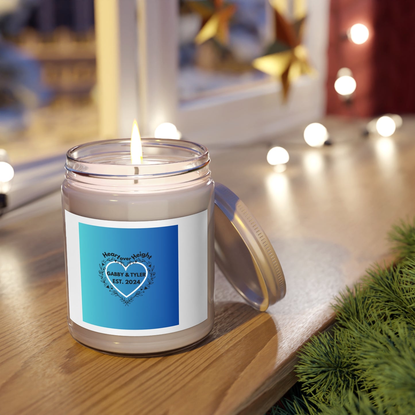 Gabby & Tyler - Blue -Scented Candles, 9oz - *wedding gift proceeds