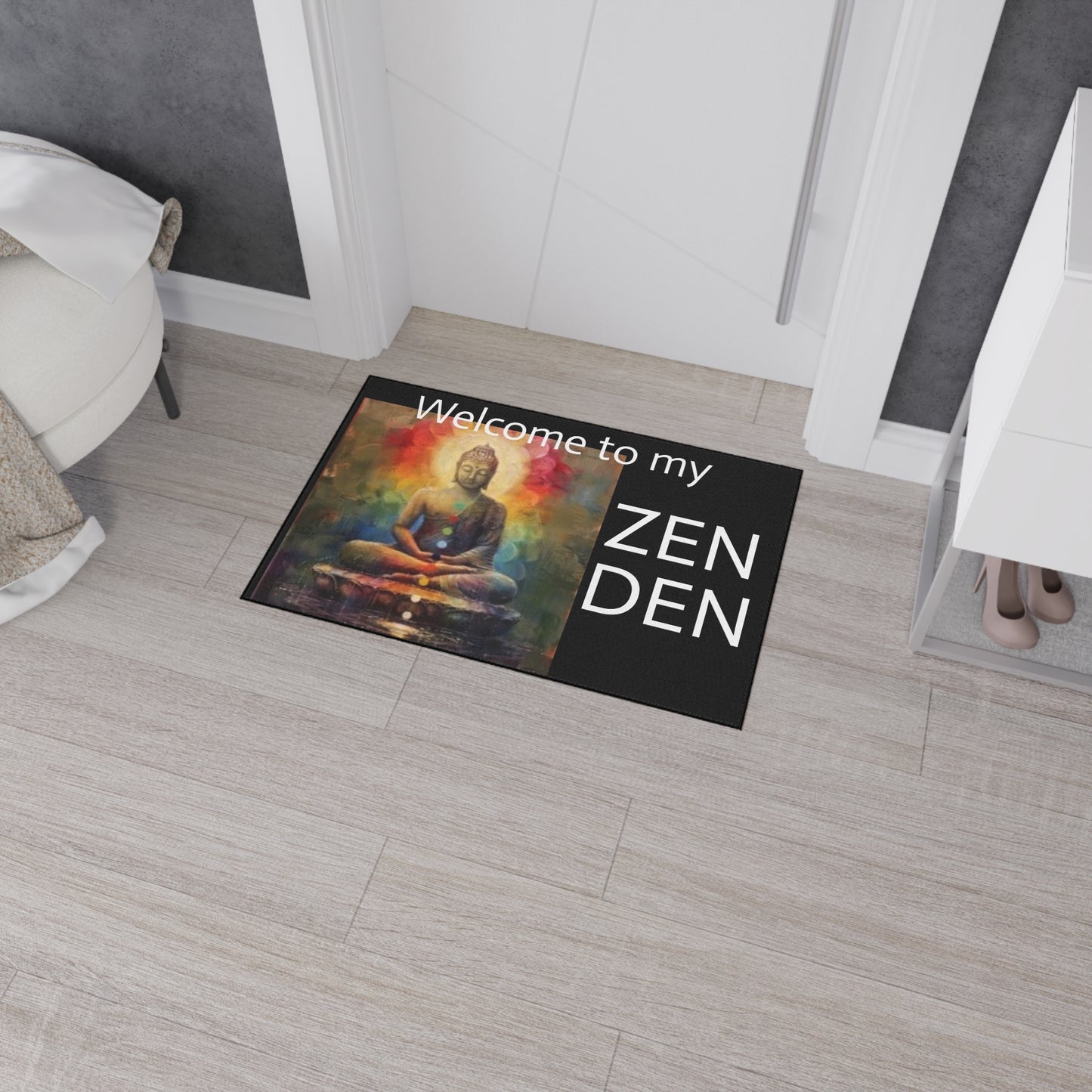 Welcome to my ZEN DEN - Buddha-Heavy Duty Floor Mat