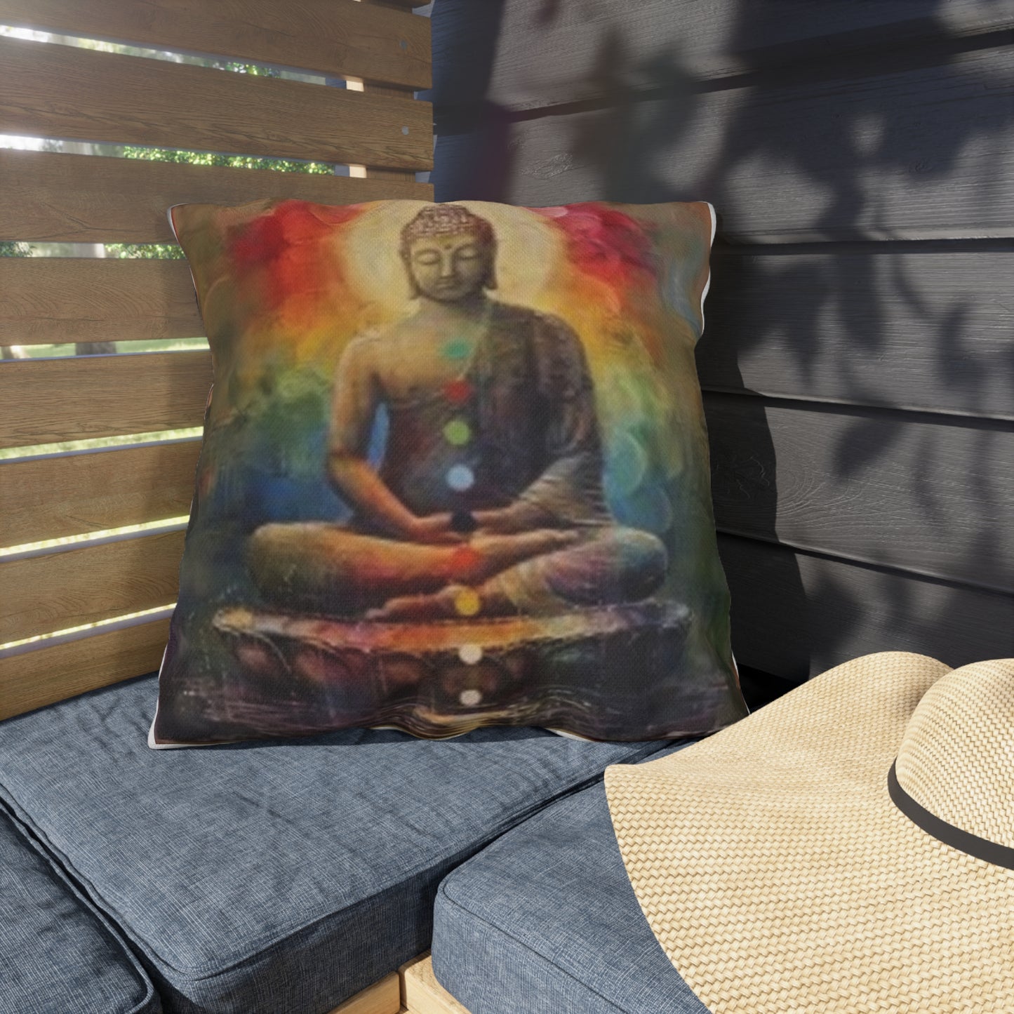 Zen Buddha - Outdoor Pillows