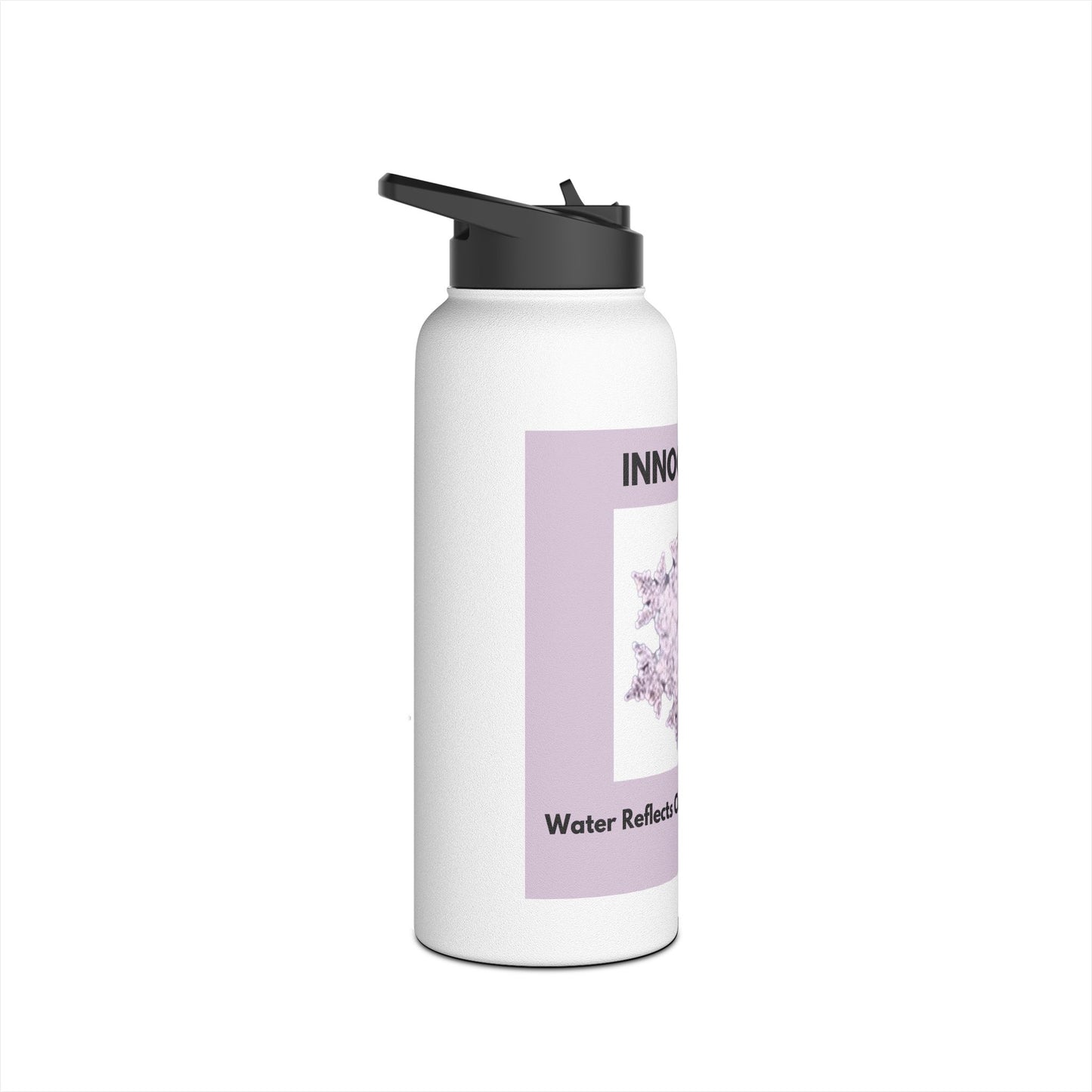 Innocence - Water Crystal - Stainless Steel Water Bottle, Standard Lid