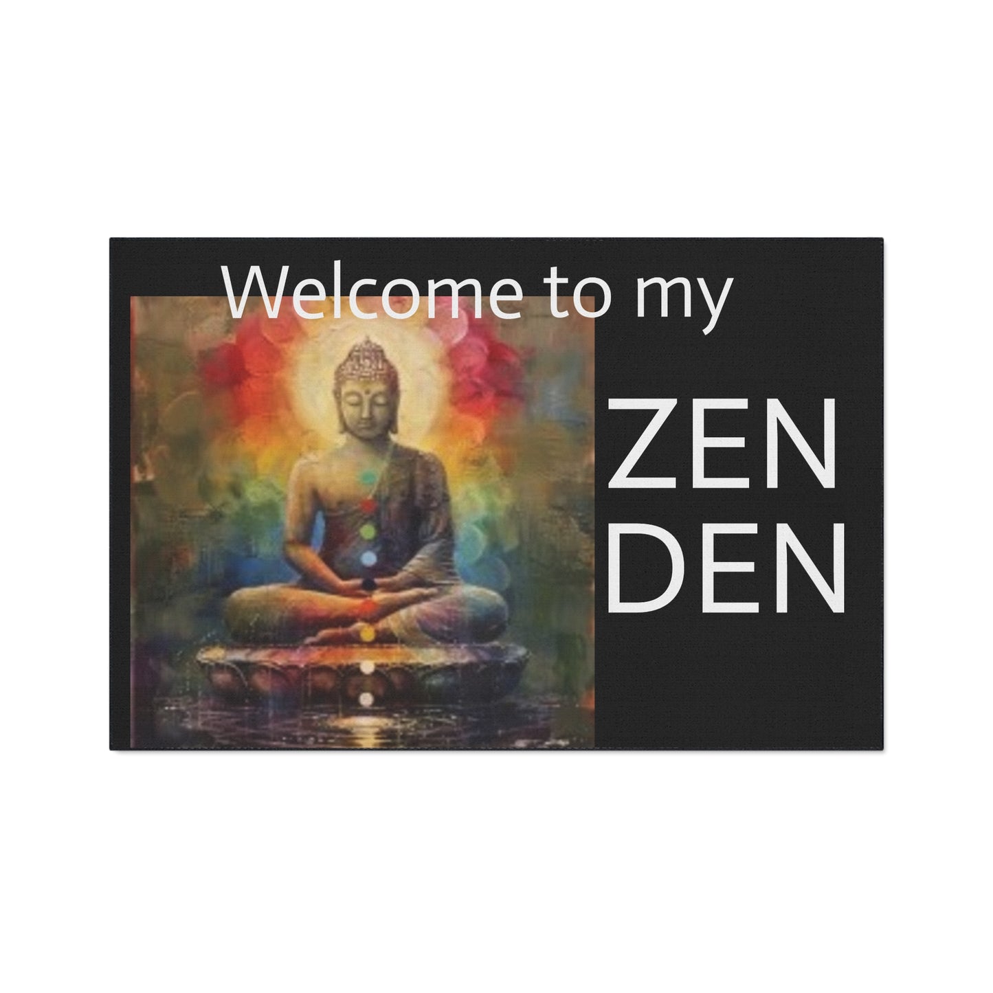 Welcome to my ZEN DEN - Buddha-Heavy Duty Floor Mat