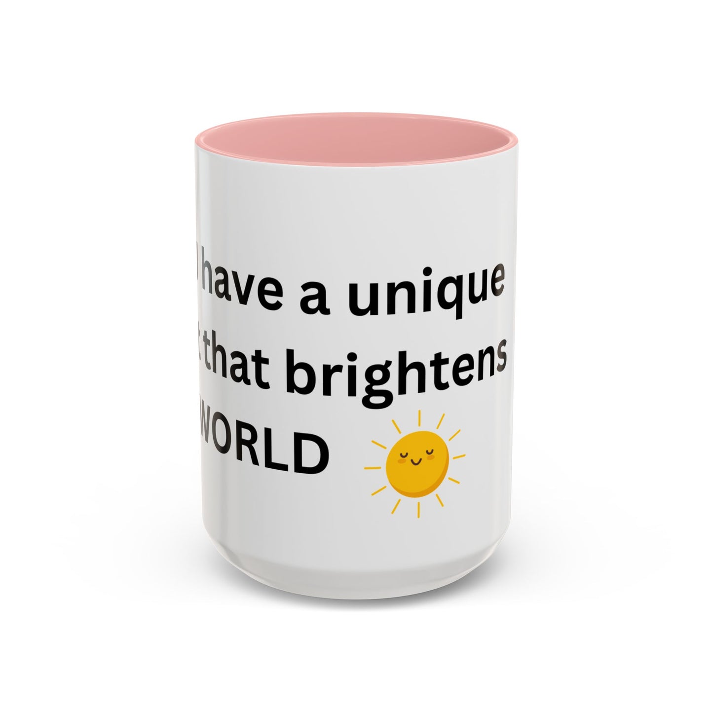 Bee Kind - You have a unique light that brightens the world - Accent Coffee Mug (11, 15oz)