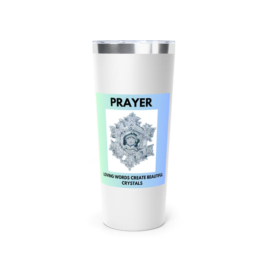 Prayer - Water Crystal - Copper Vacuum Insulated Tumbler, 22oz