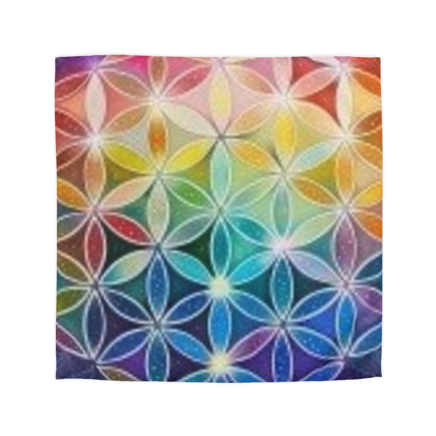 Flower of Life - Microfiber Duvet Cover