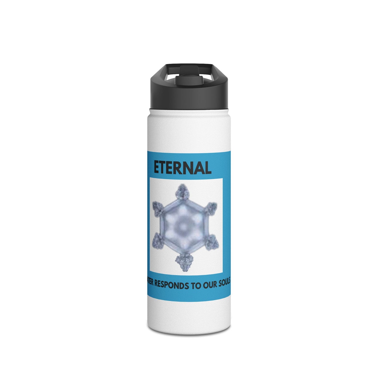 Eternal- Water Crystal -  Stainless Steel Water Bottle, Standard Lid