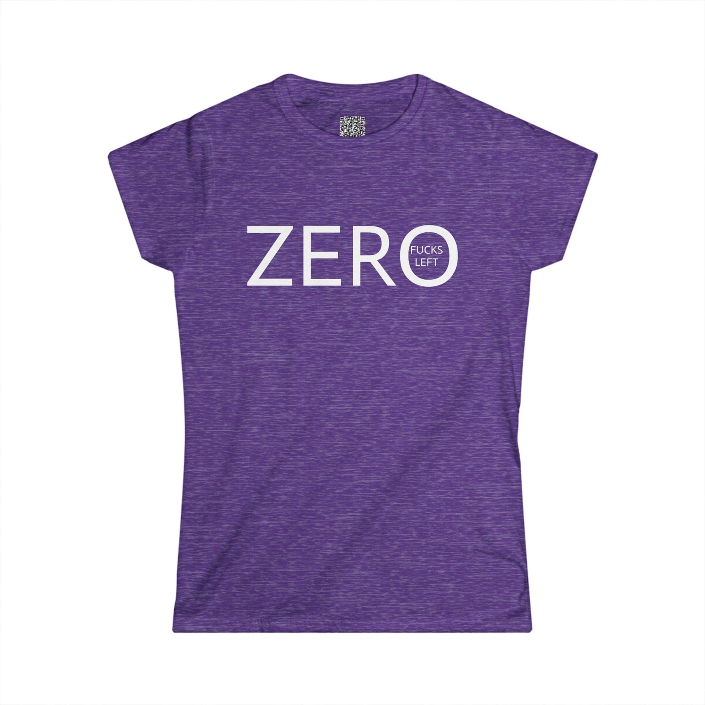 ZERO FUCKS LEFT - Women's Softstyle Tee