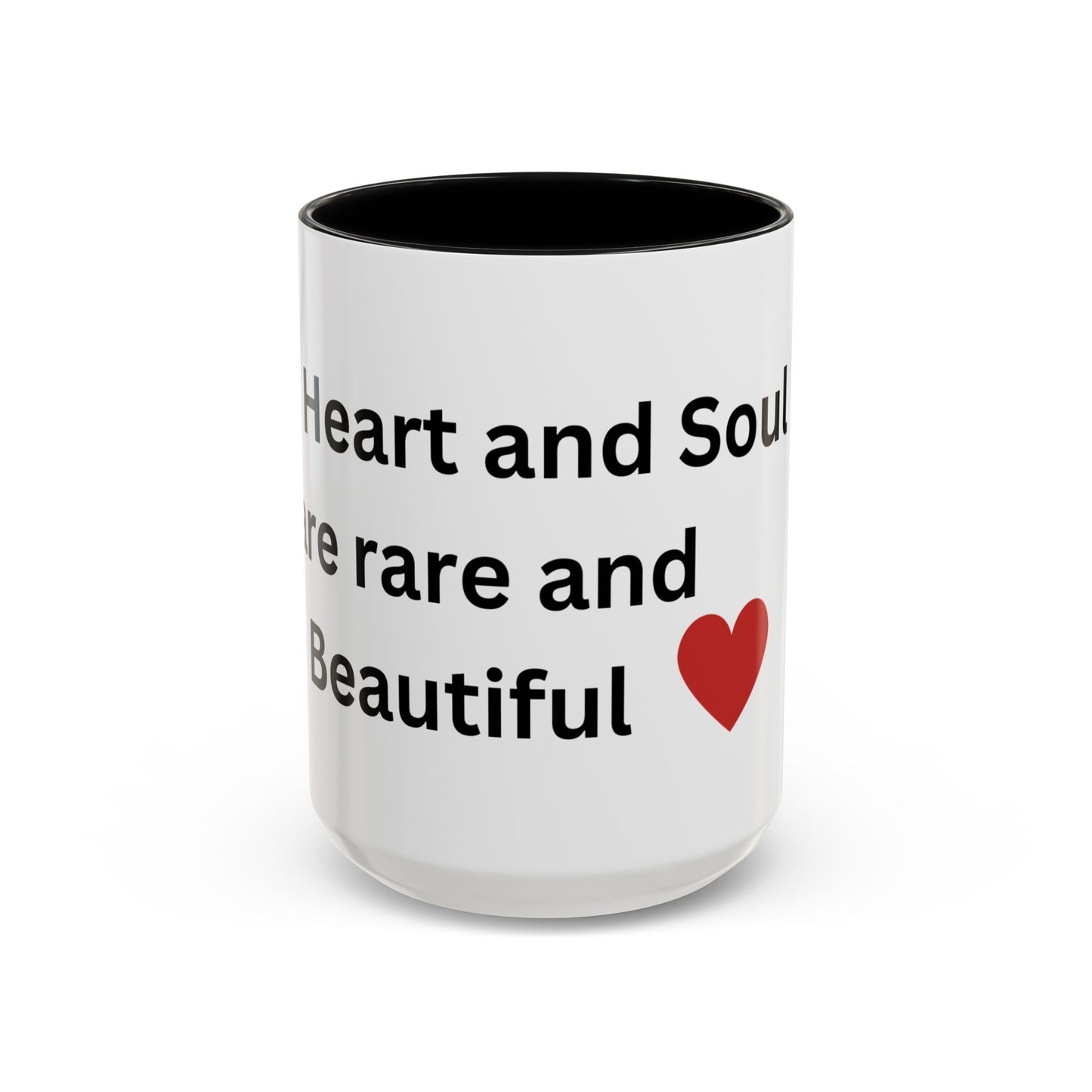 Bee Kind - Your Heart and Soul are rare and beautiful - Accent Coffee Mug (11, 15oz)