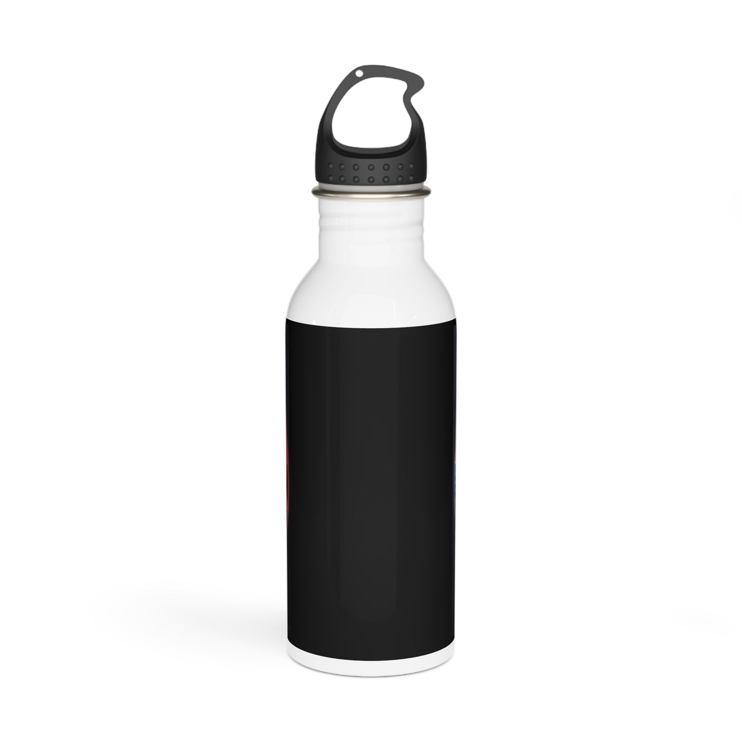 Flower of Life - Black -Stainless Steel Water Bottle