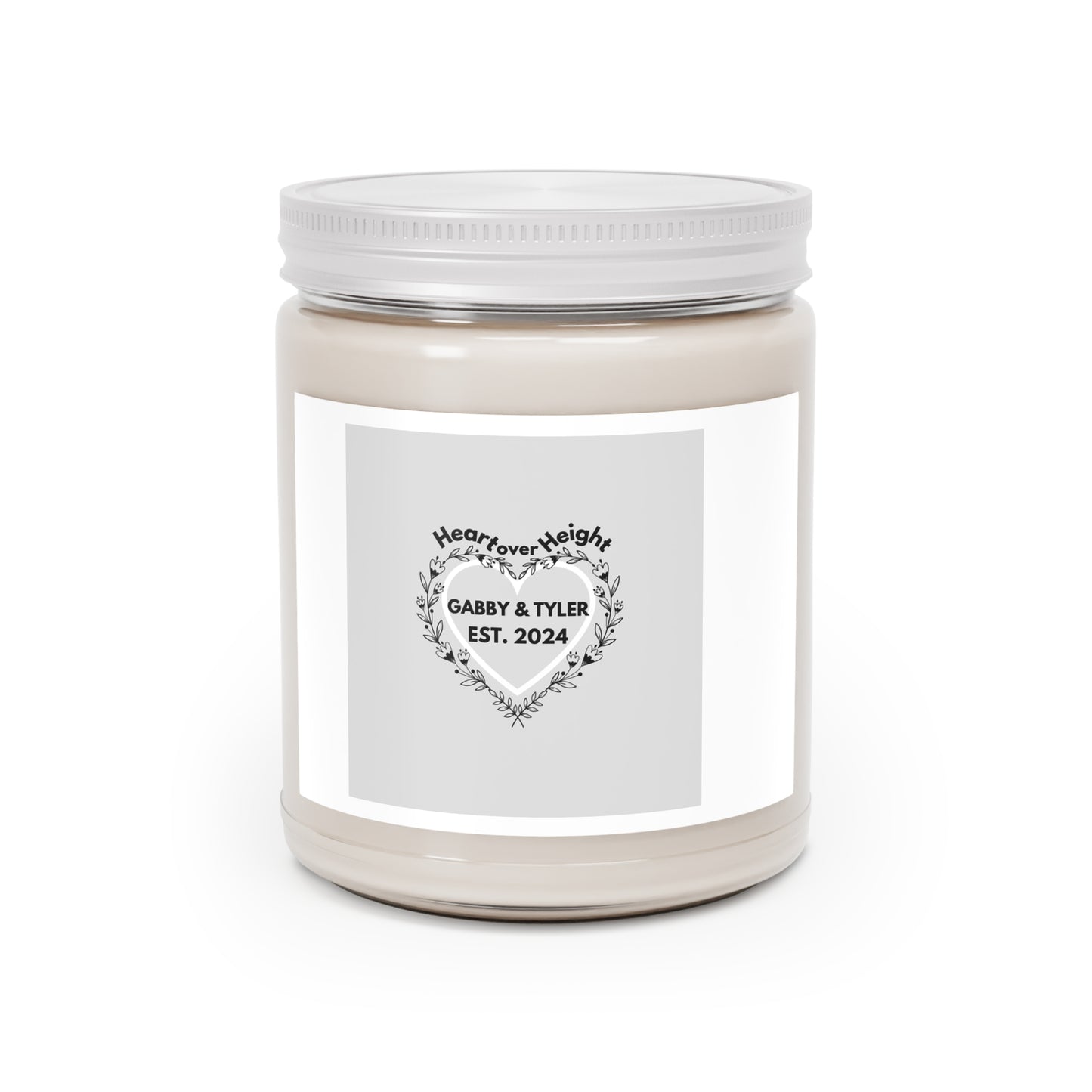 Gabby & Tyler - Grey -Scented Candles, 9oz - *wedding gift proceeds