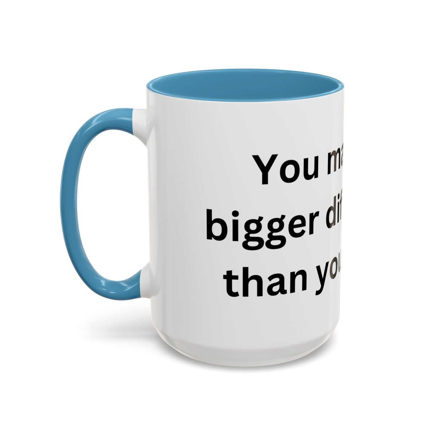 Bee Kind - You make a bigger difference than you realize - Accent Coffee Mug (11, 15oz)