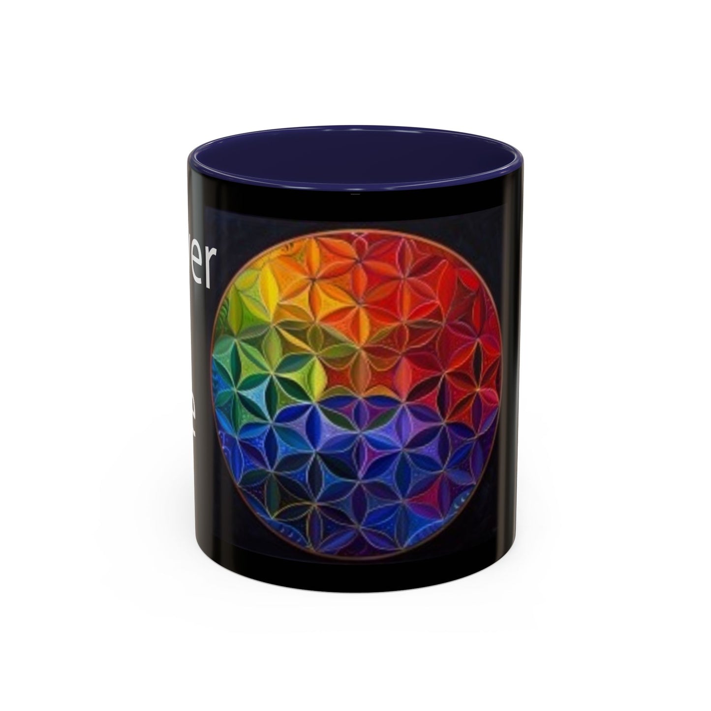 Flower of Life (Black) - Accent Coffee Mug (11, 15oz)