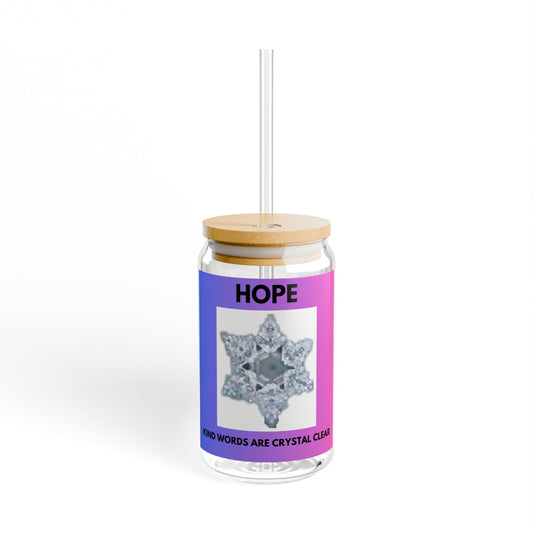 HOPE SIPPER GLASS - COLORFUL - 16oz