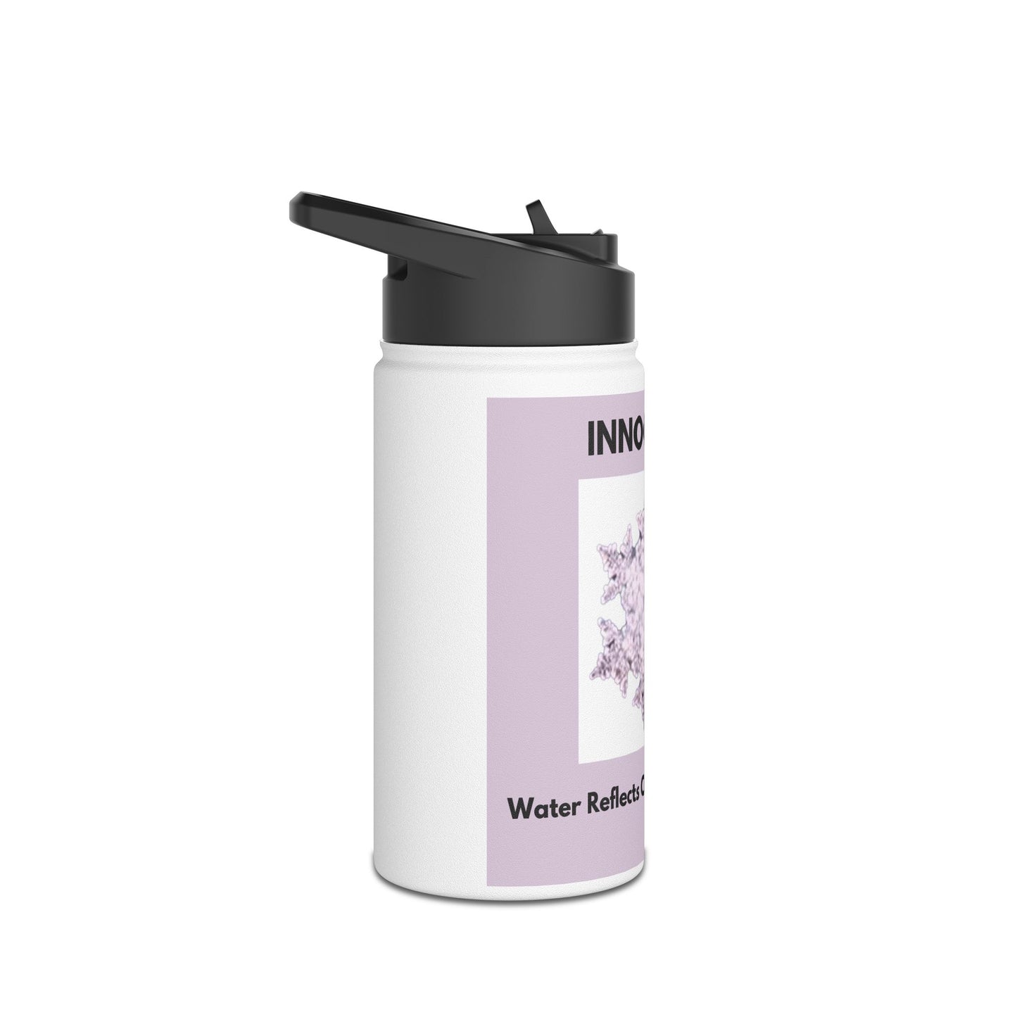 Innocence - Water Crystal - Stainless Steel Water Bottle, Standard Lid