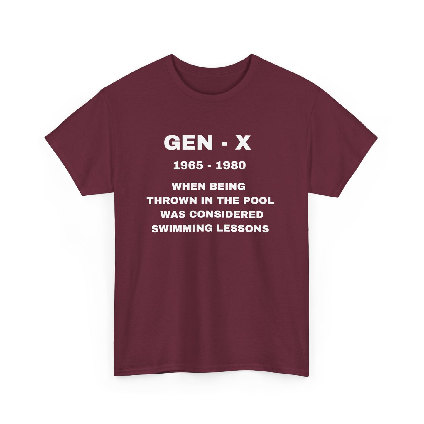 GEN-X-WHEN BEING TROWN IN THE POOL WAS CONSIDERED SWIMMING LESSONS