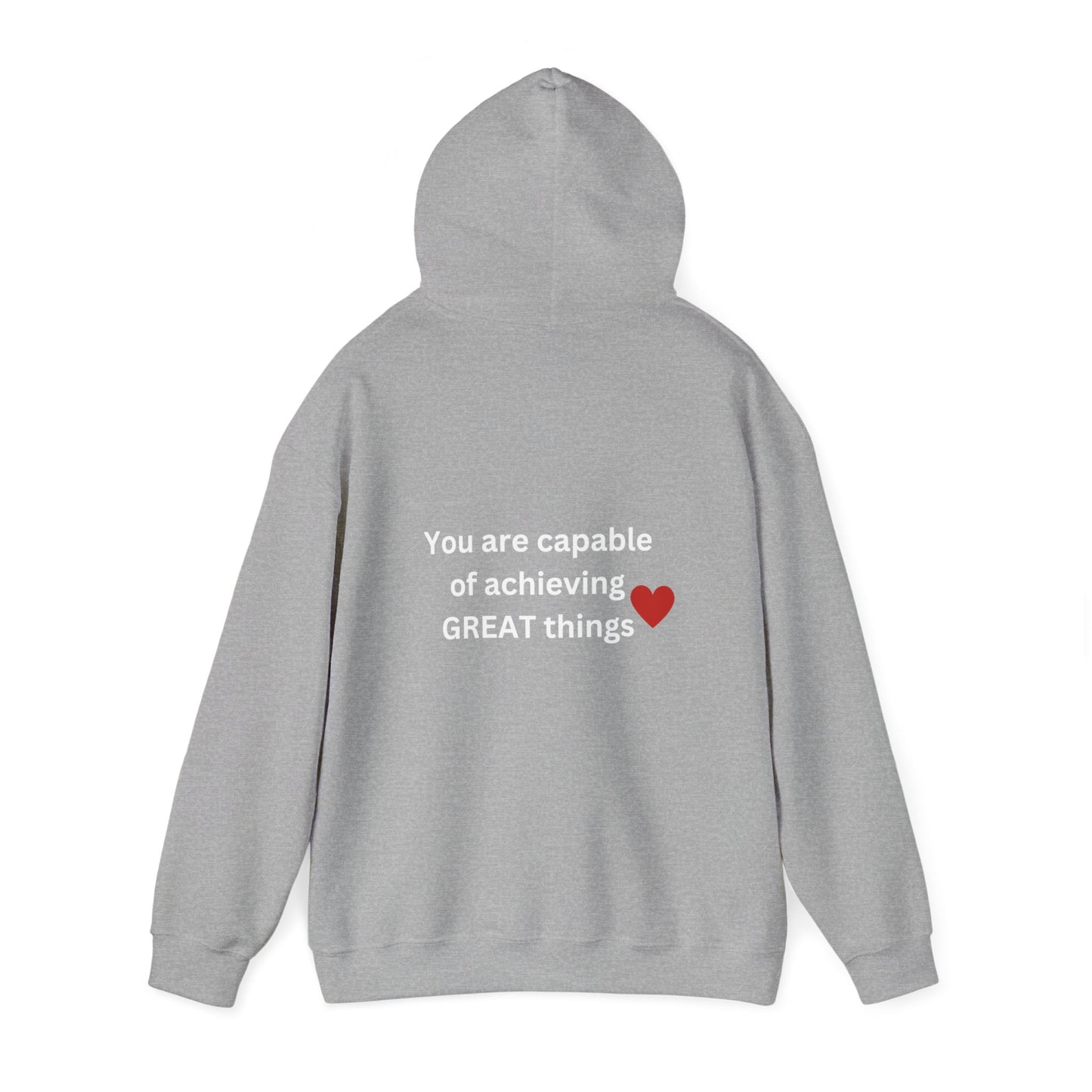 Bee Kind - (Back) You are capable of achieving great things - Unisex Heavy Blend™ Hooded Sweatshirt