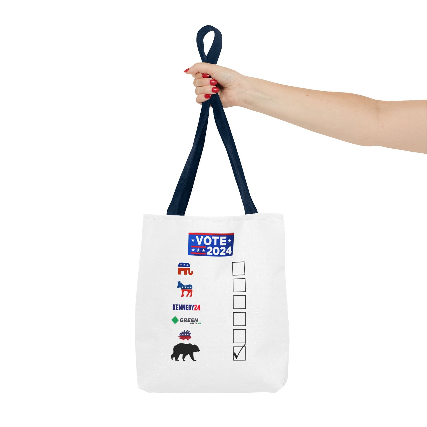 Bear- Vote for the Bear - Tote Bag (AOP)