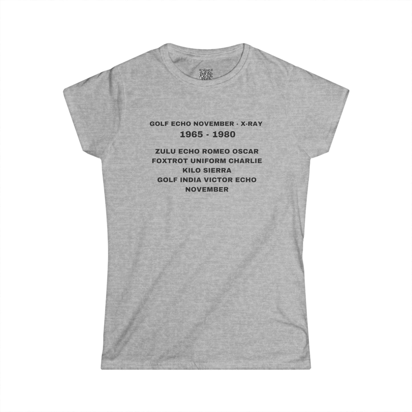 ZERO FUCKS GIVEN - NATO - Women's Softstyle Tee