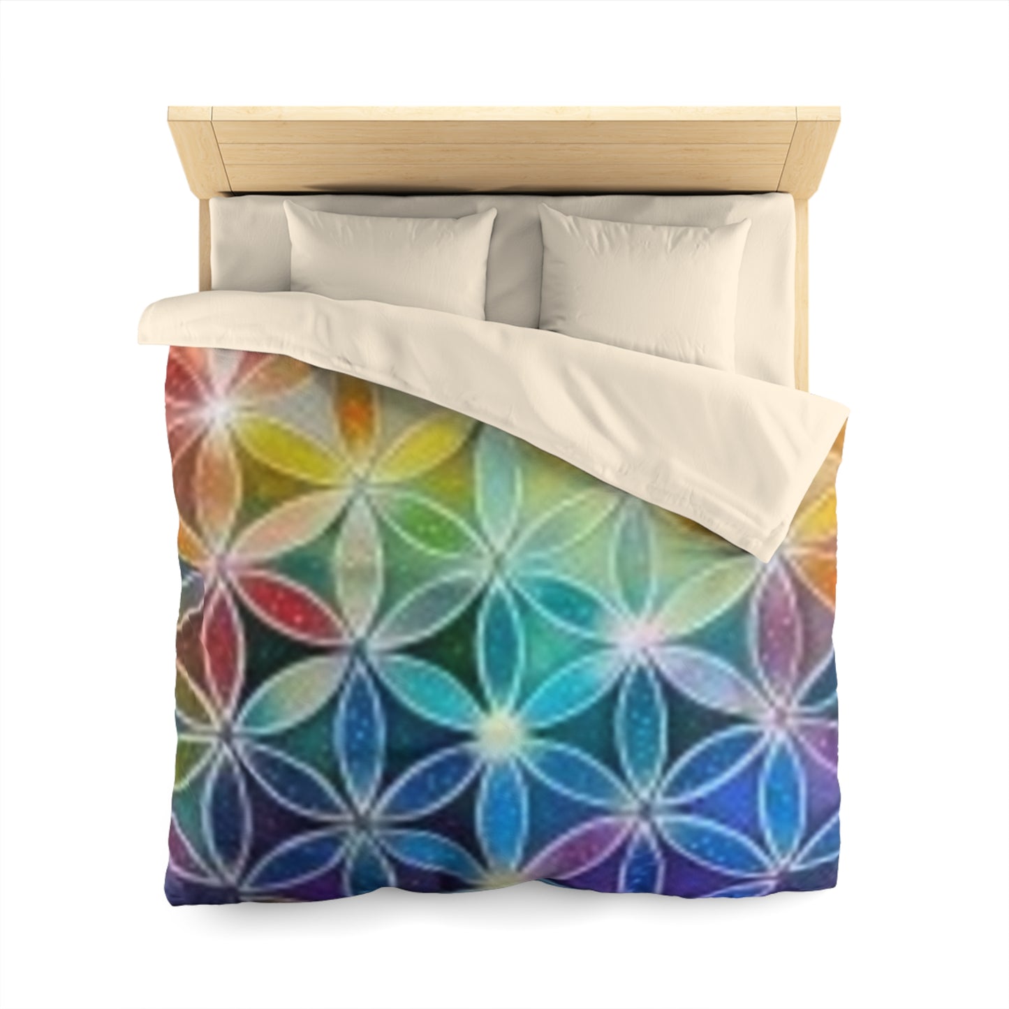 Flower of Life - Microfiber Duvet Cover