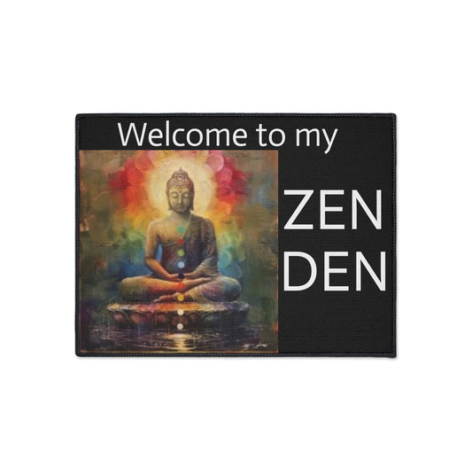 Welcome to my ZEN DEN - Buddha-Heavy Duty Floor Mat