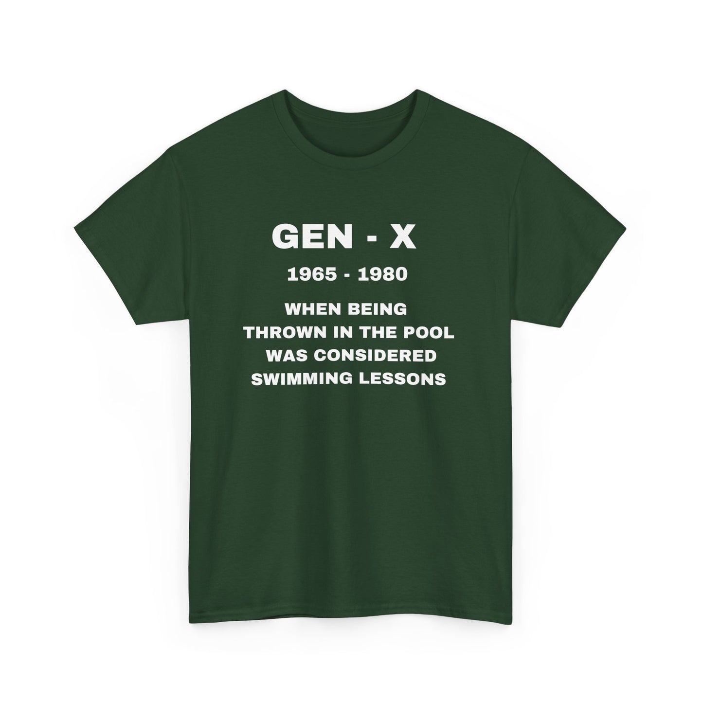 GEN-X-WHEN BEING TROWN IN THE POOL WAS CONSIDERED SWIMMING LESSONS