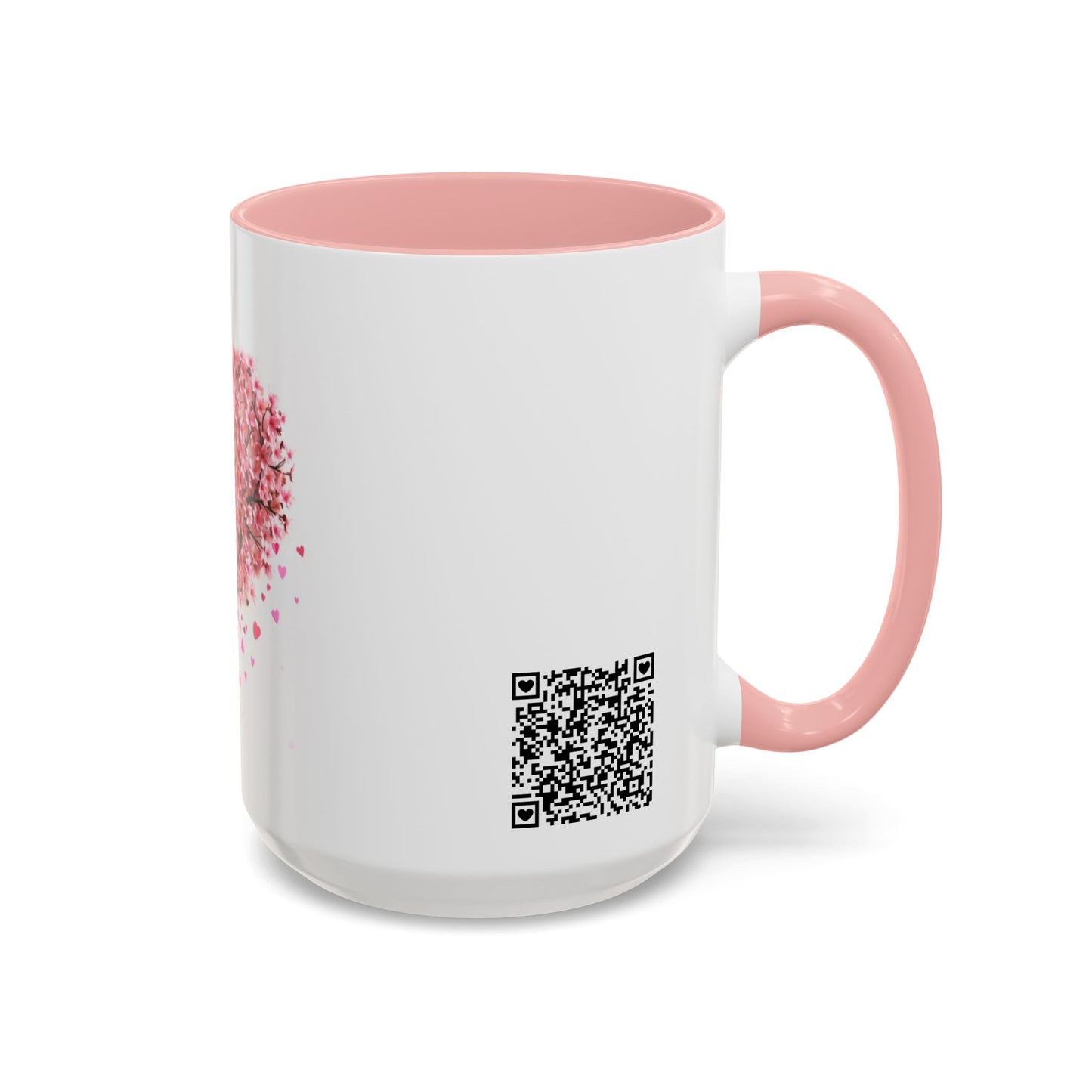 Love Blossoms Here (Cherry blossom tree) - Accent Coffee Mug (11, 15oz)