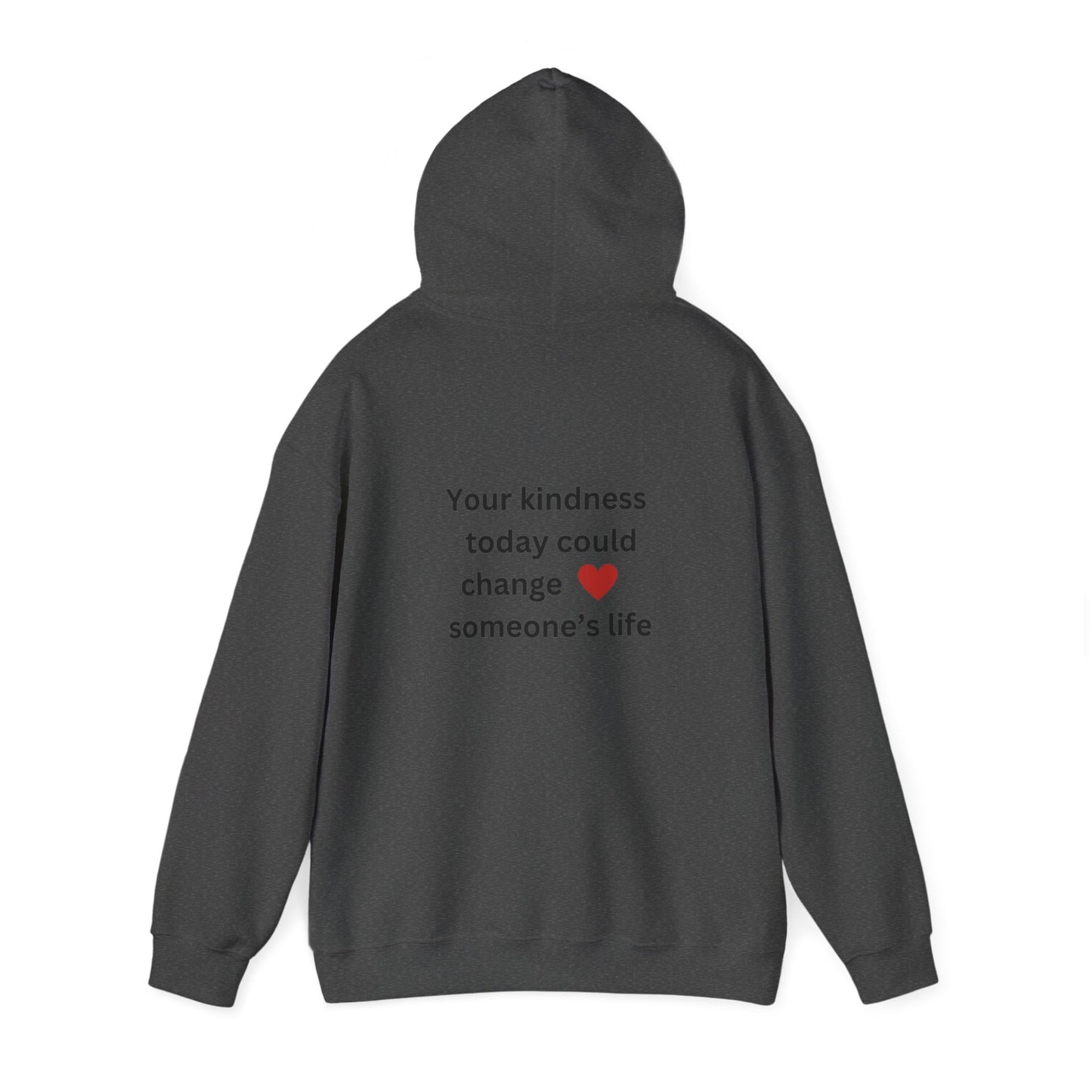 Bee Kind - (Back) Your kindness today could change someone's life - Unisex Heavy Blend™ Hooded Sweatshirt