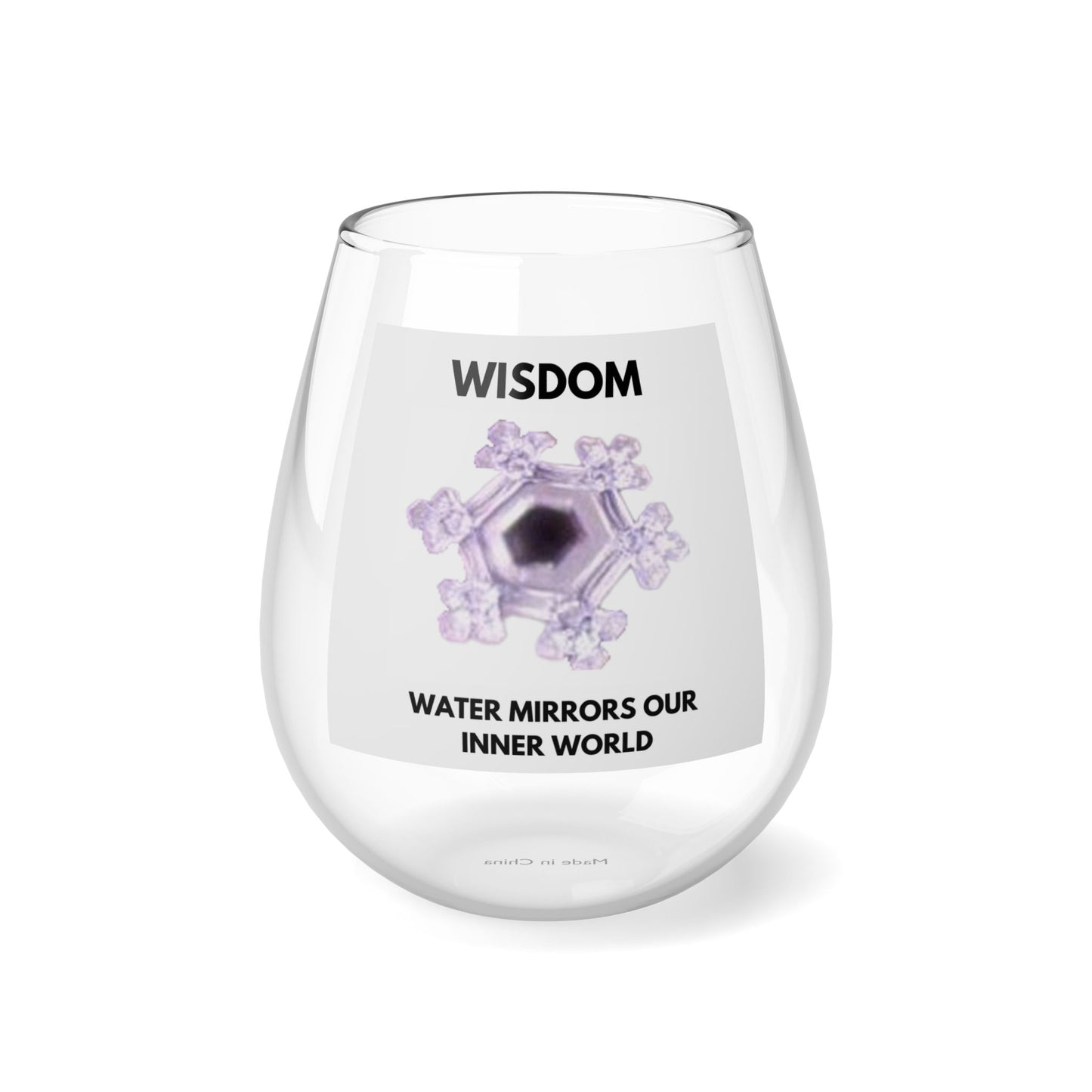 WISDOM STEMLESS WINE GLASS - 11.75oz