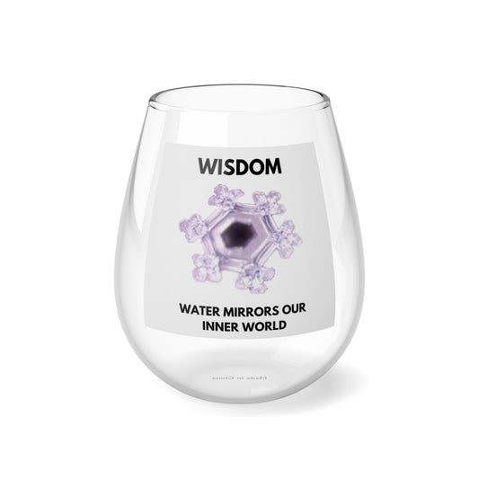 WISDOM STEMLESS WINE GLASS - 11.75oz