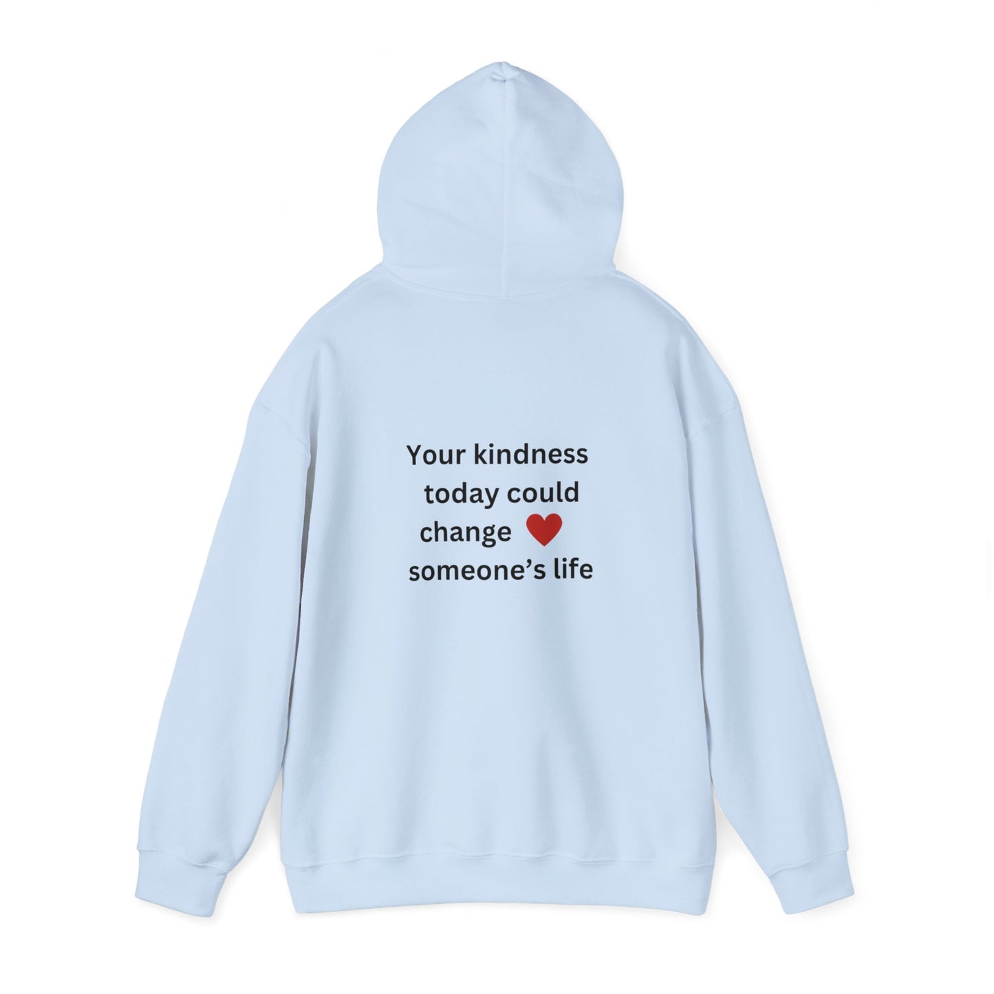 Bee Kind - (Back) Your kindness today could change someone's life - Unisex Heavy Blend™ Hooded Sweatshirt