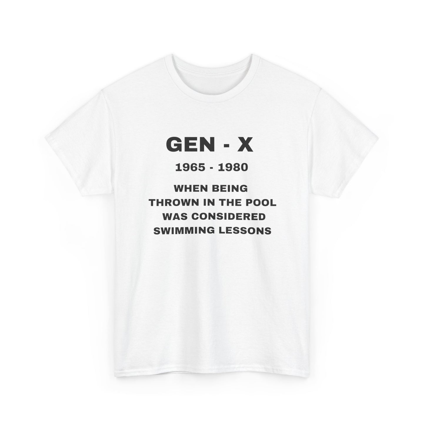 GEN-X-WHEN BEING TROWN IN THE POOL WAS CONSIDERED SWIMMING LESSONS