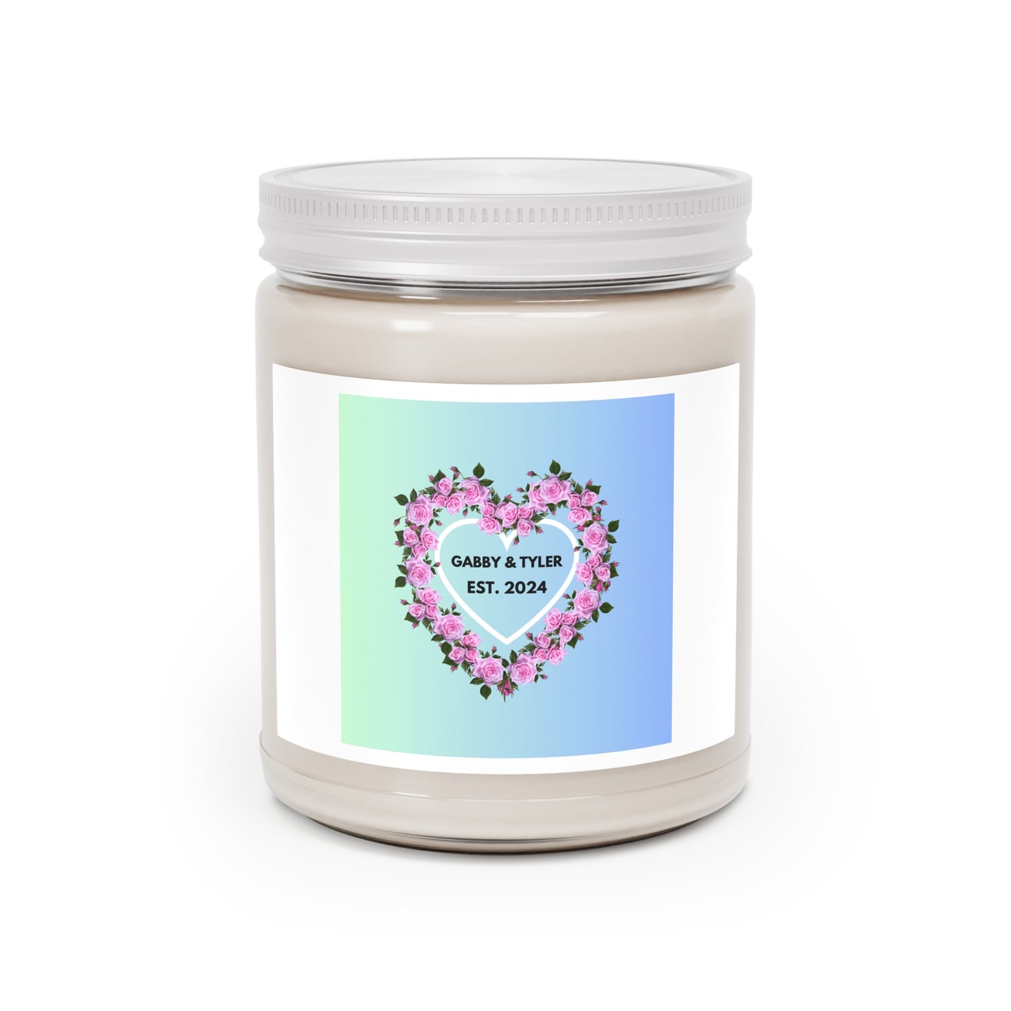 GABBY & TYLER - EST.2024 - Scented Candles, 9oz - *wedding gift proceeds