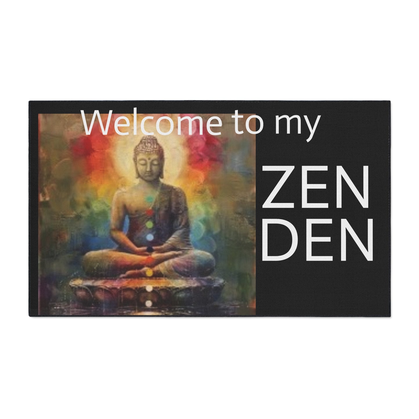 Welcome to my ZEN DEN - Buddha-Heavy Duty Floor Mat