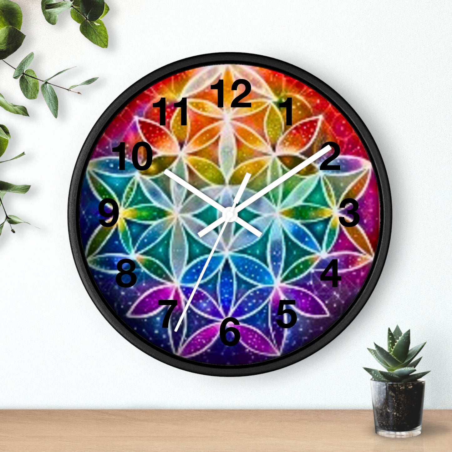 Flower Of Life - Wall Clock