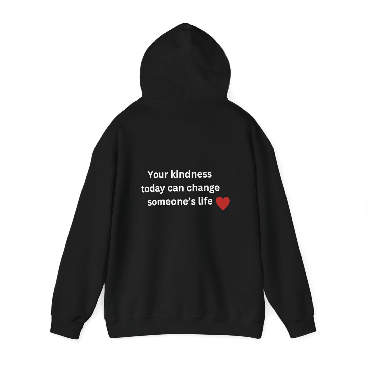 Bee Kind - (Back) Your kindness today could change someone's life - Unisex Heavy Blend™ Hooded Sweatshirt