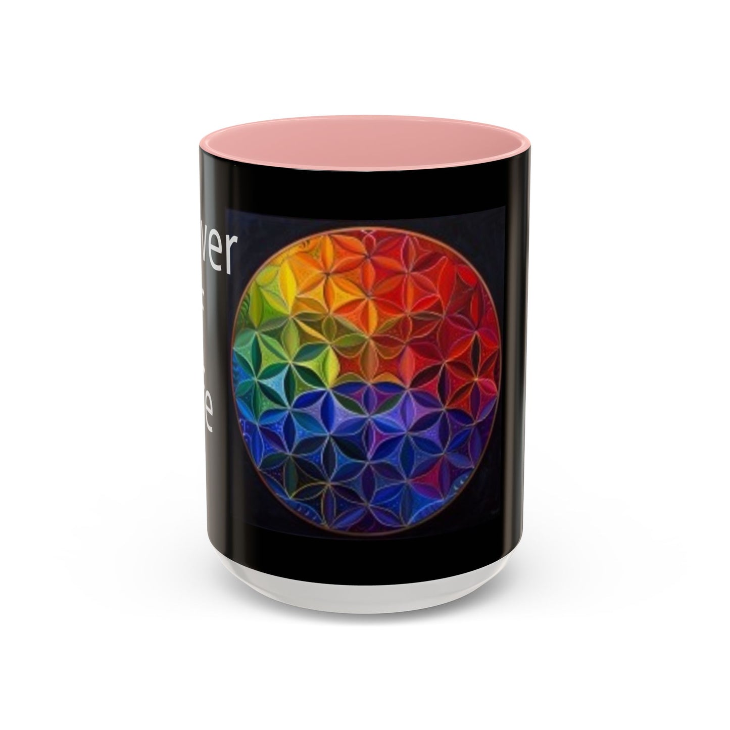 Flower of Life (Black) - Accent Coffee Mug (11, 15oz)