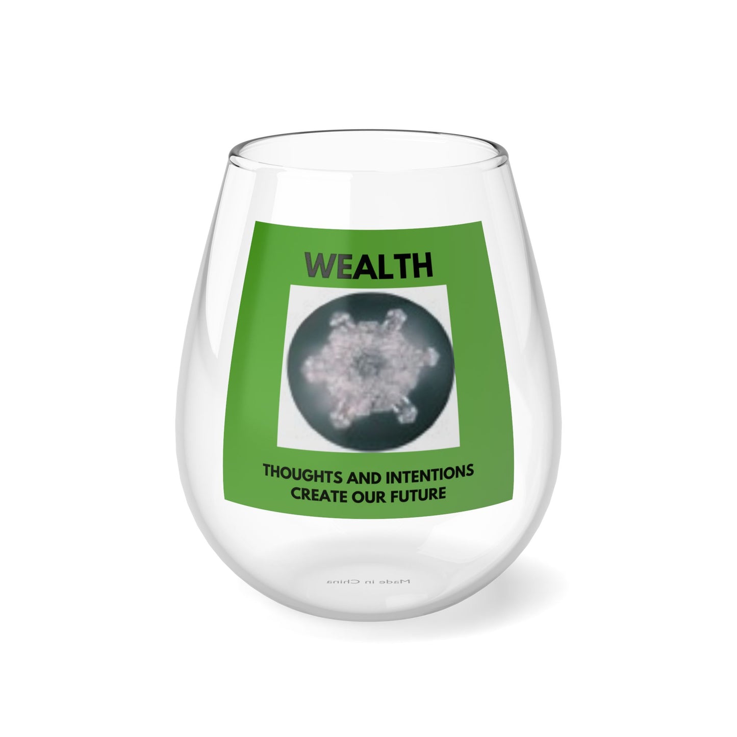 WEALTH STEMLESS WINE GLASS - 11.75oz