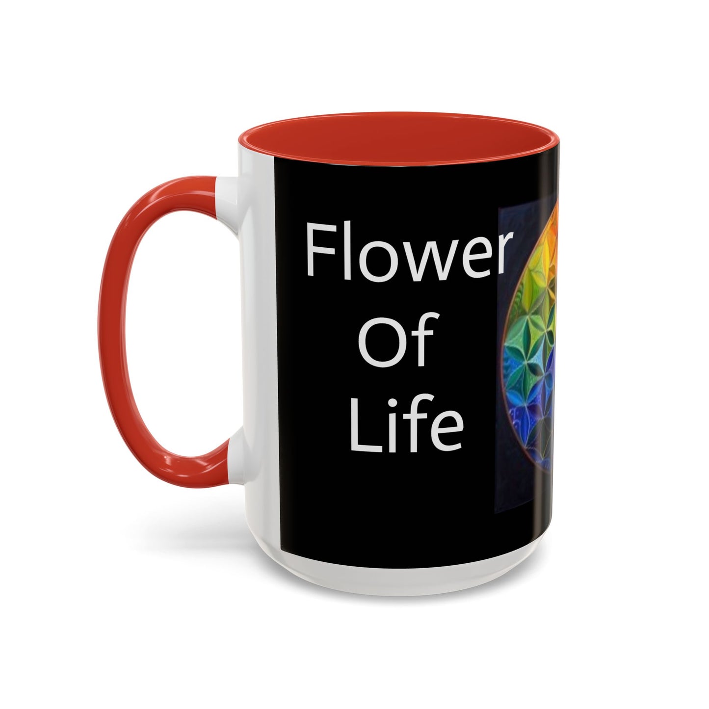 Flower of Life (Black) - Accent Coffee Mug (11, 15oz)