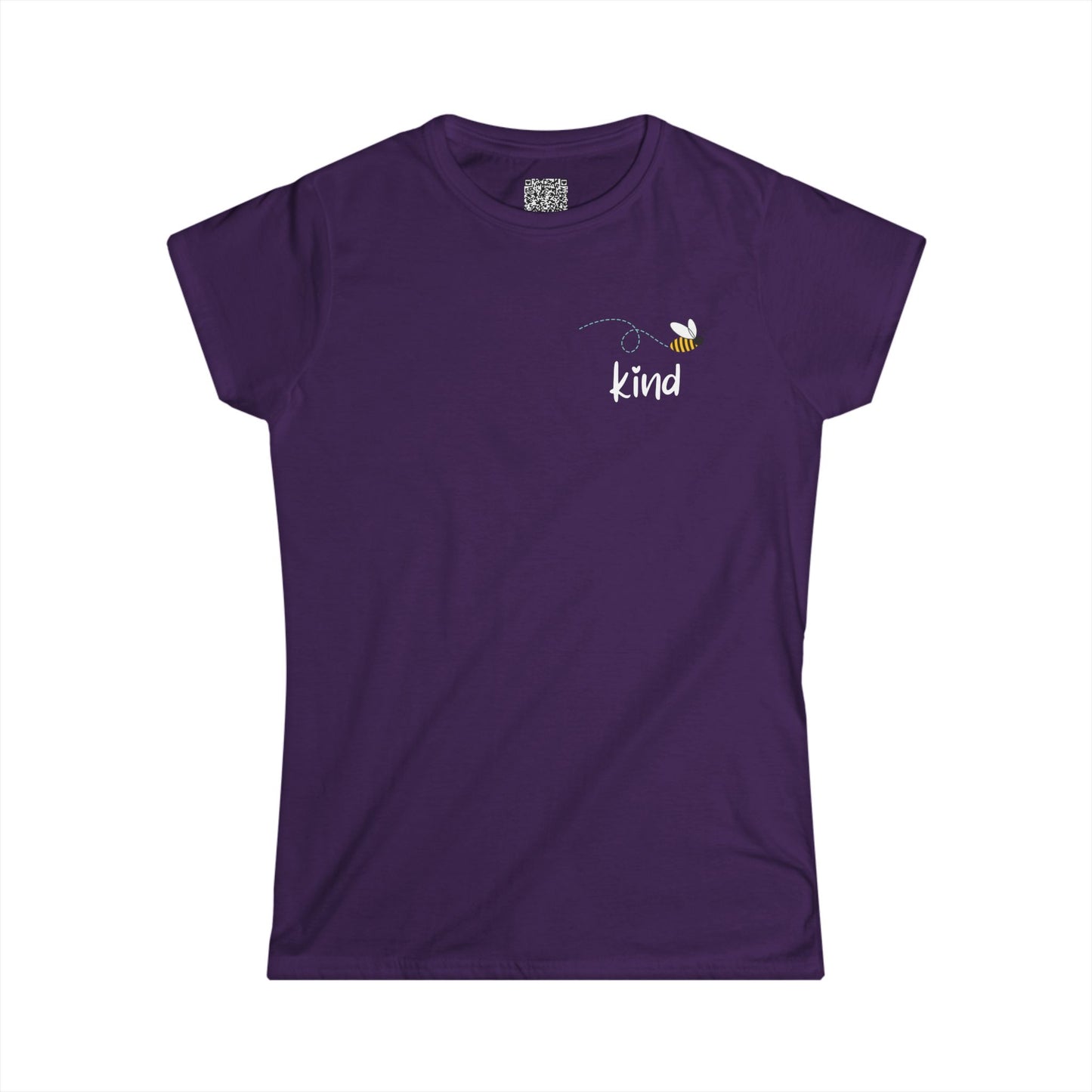 Bee Kind (Back) Remember you are LOVED and CHERISHED - Women's Softstyle Tee