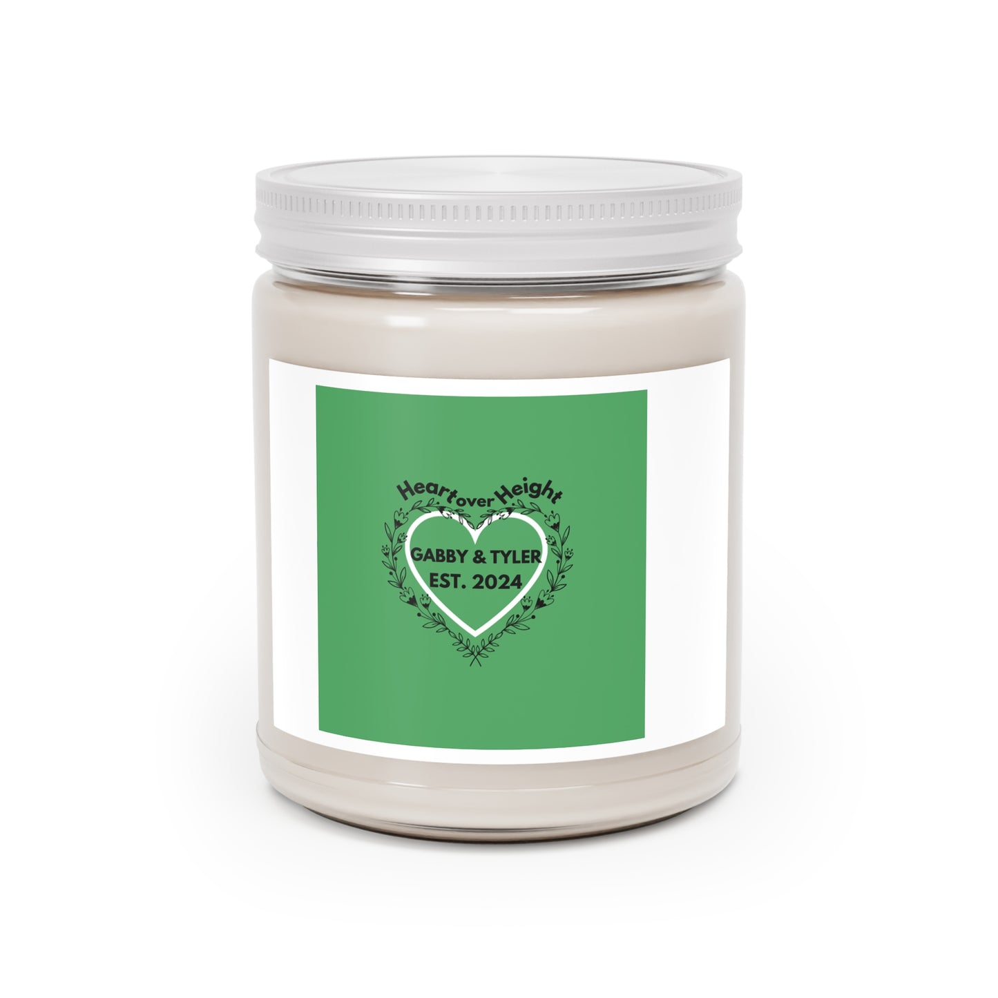 Gabby & Tyler - Green -Scented Candles, 9oz - *wedding gift proceeds