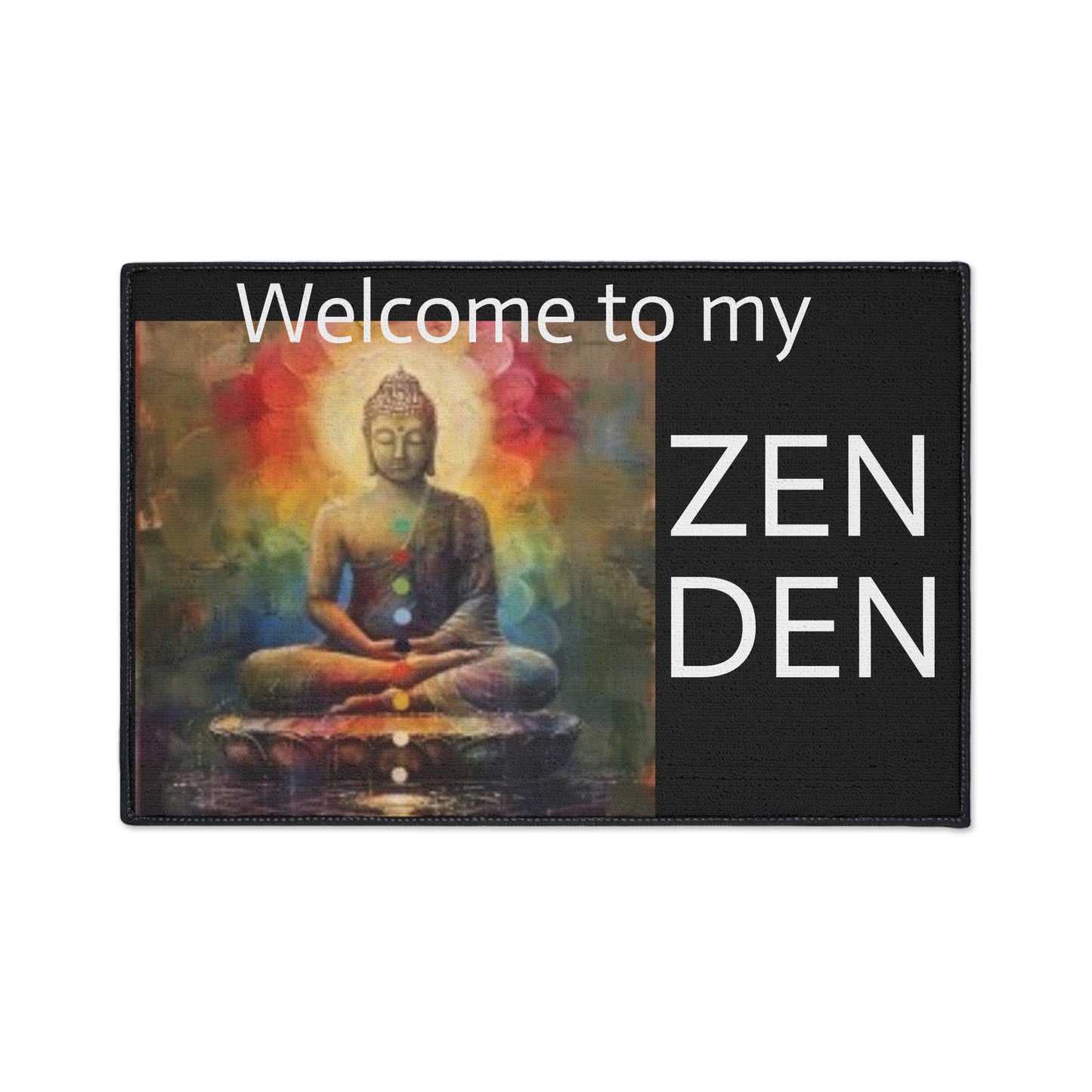 Welcome to my ZEN DEN - Buddha-Heavy Duty Floor Mat