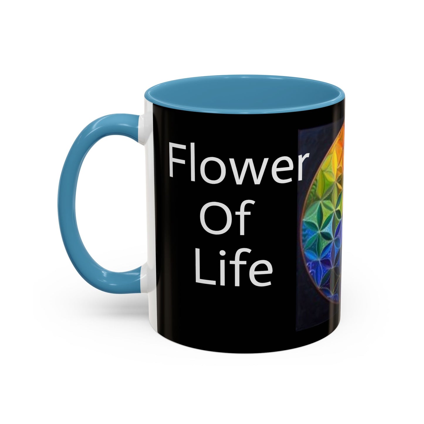 Flower of Life (Black) - Accent Coffee Mug (11, 15oz)