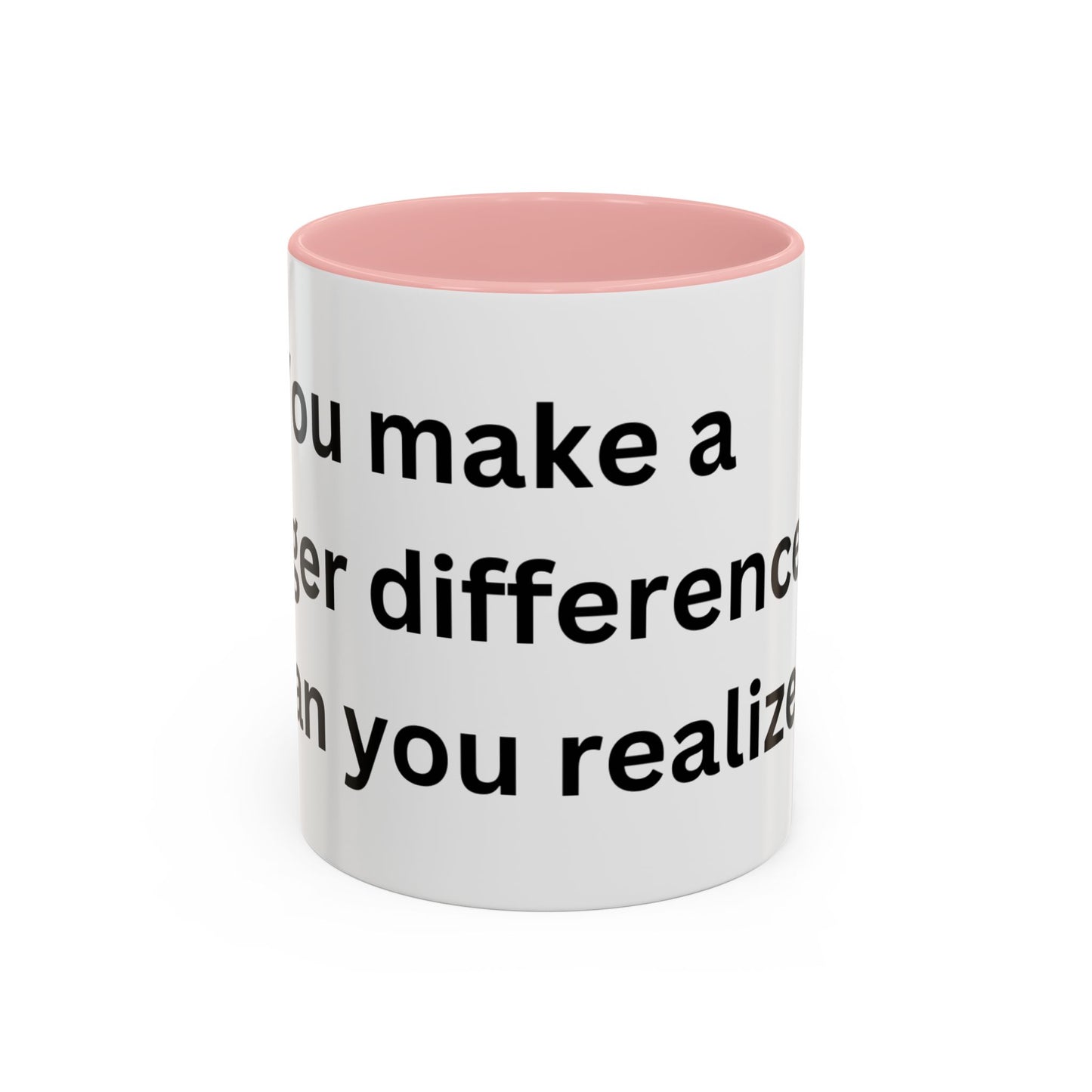 Bee Kind - You make a bigger difference than you realize - Accent Coffee Mug (11, 15oz)