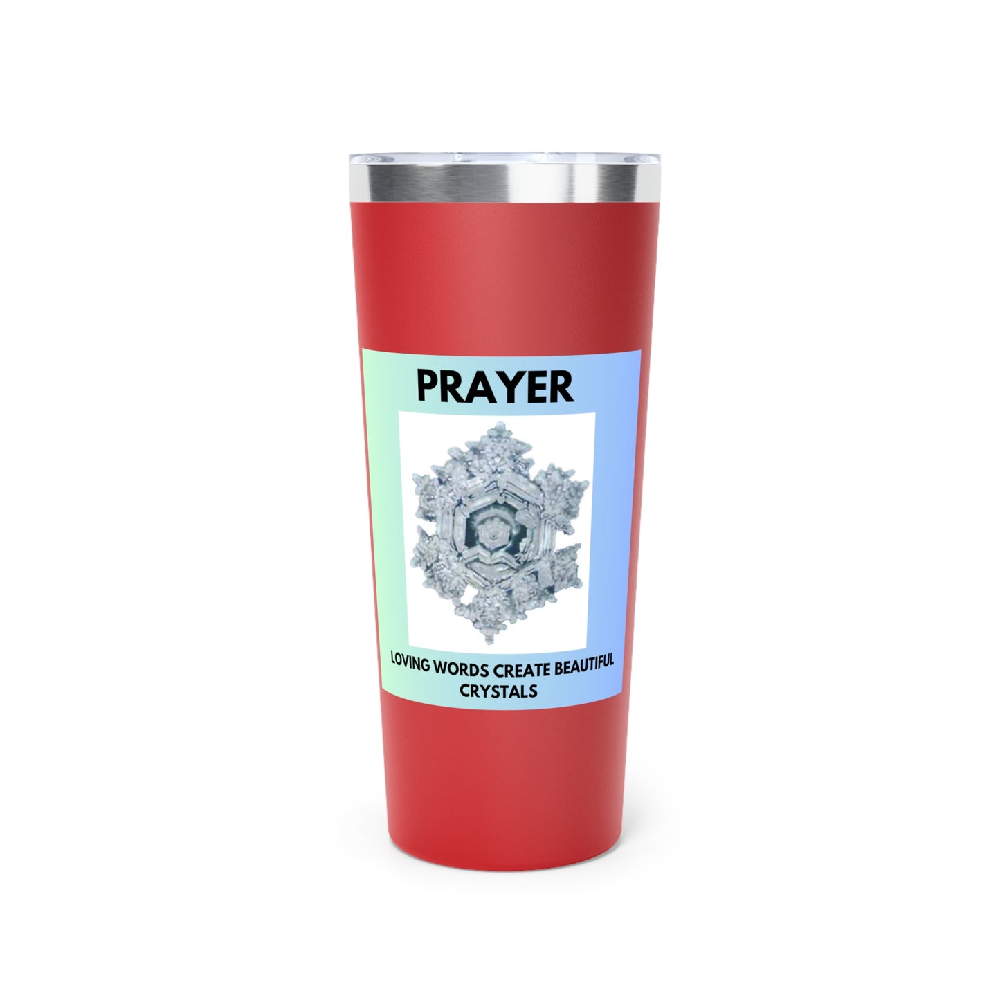 Prayer - Water Crystal - Copper Vacuum Insulated Tumbler, 22oz