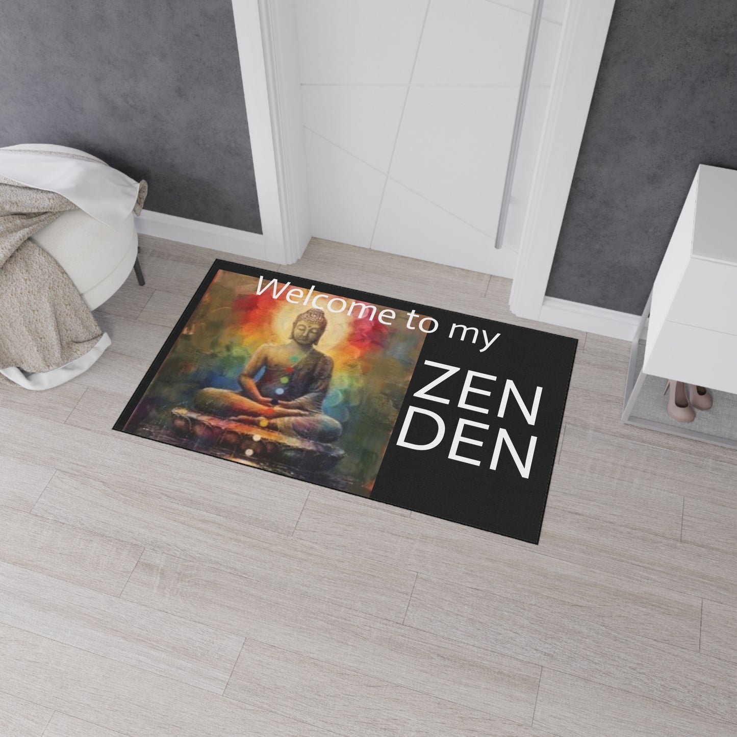 Welcome to my ZEN DEN - Buddha-Heavy Duty Floor Mat