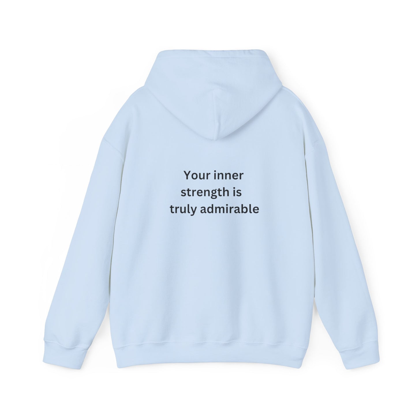 Bee Kind (Back) Your inner strength is truly admirable - Unisex Heavy Blend™ Hooded Sweatshirt