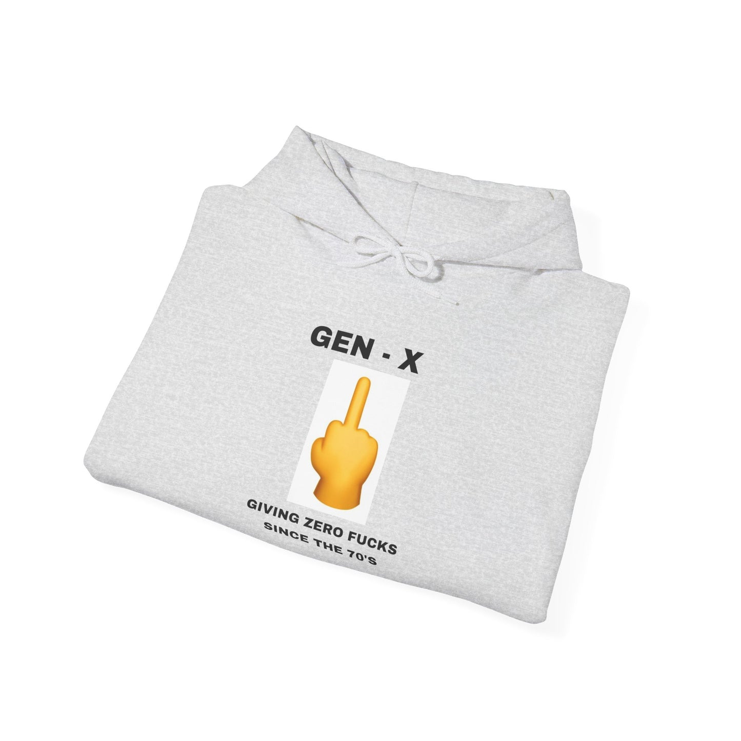 GEN-X - GIVING ZERO FUCKS SINCE THE 70'S - Unisex Heavy Blend™ Hooded Sweatshirt