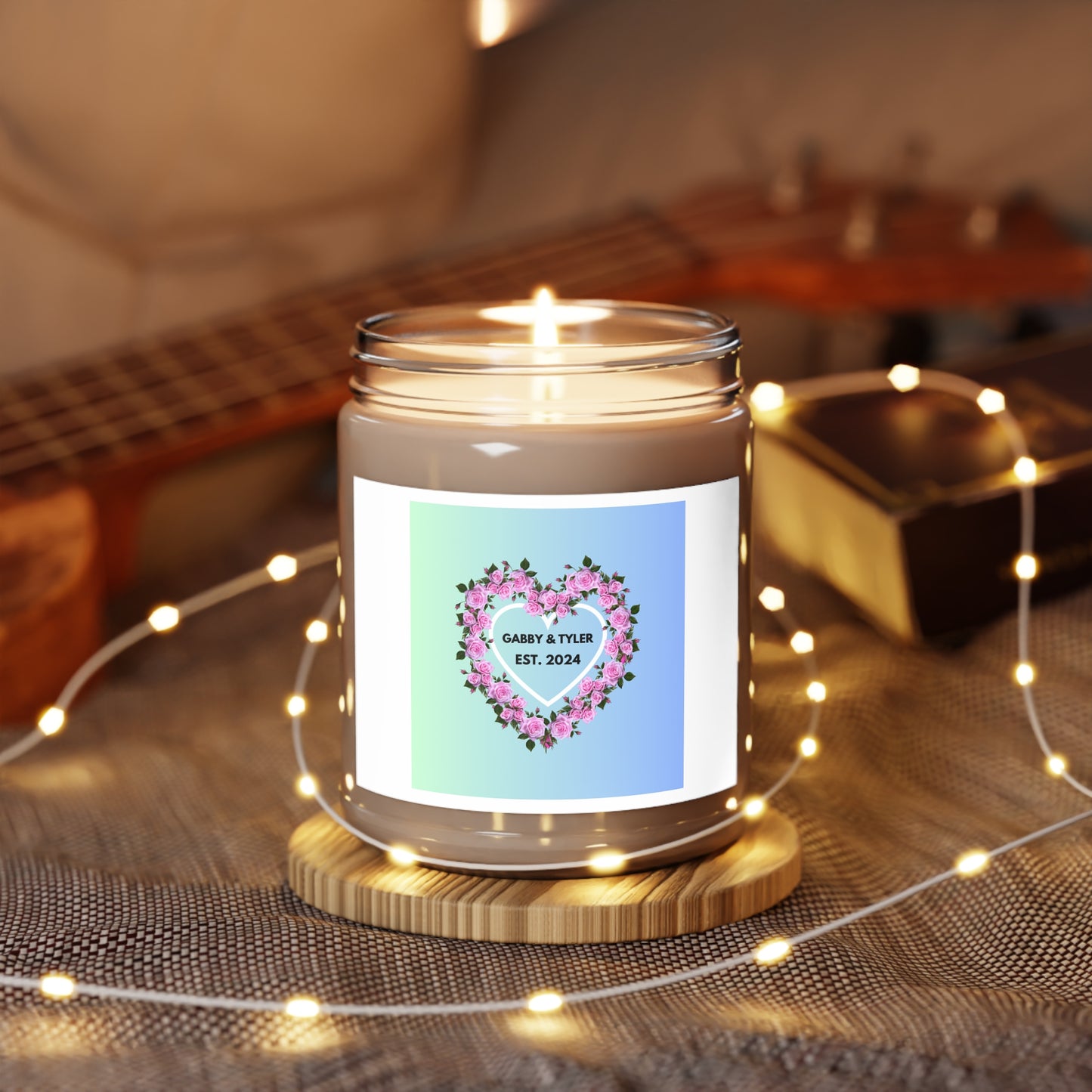 GABBY & TYLER - EST.2024 - Scented Candles, 9oz - *wedding gift proceeds