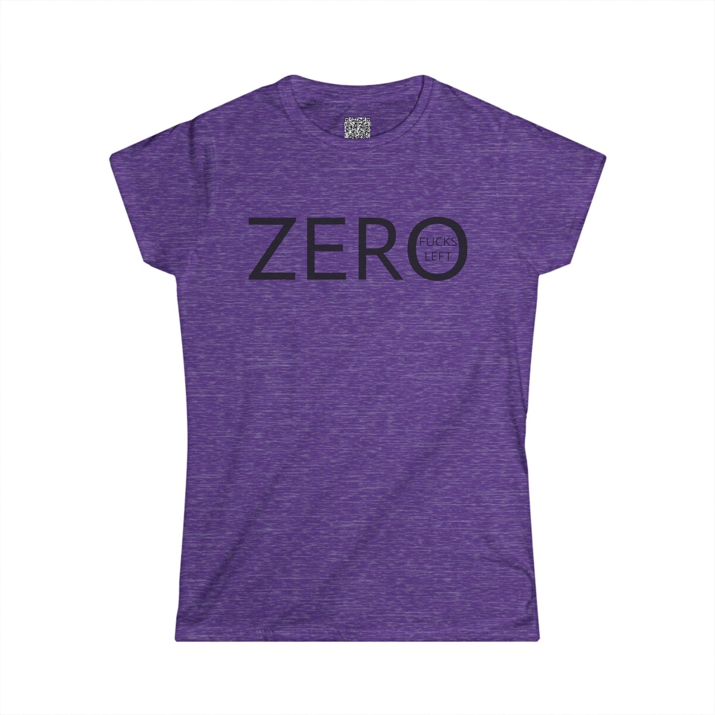 ZERO FUCKS LEFT-Women's Softstyle Tee