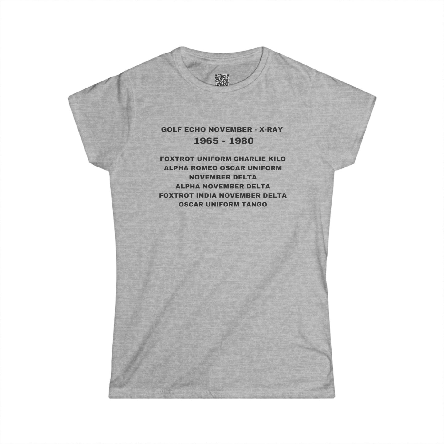 FUCK AROUND AND FIND OUT - NATO-  Women's Softstyle Tee